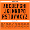 Custom Orange Orange-Black Mesh Authentic Football Jersey