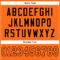Orange0135-3 Custom Orange Orange-Black Mesh Authentic Football Jersey