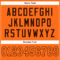 Orange0136-3 Custom Orange Orange-Brown Mesh Authentic Football Jersey