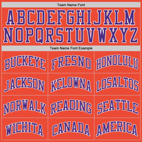 Custom Orange Purple-White Authentic Throwback Basketball Jersey