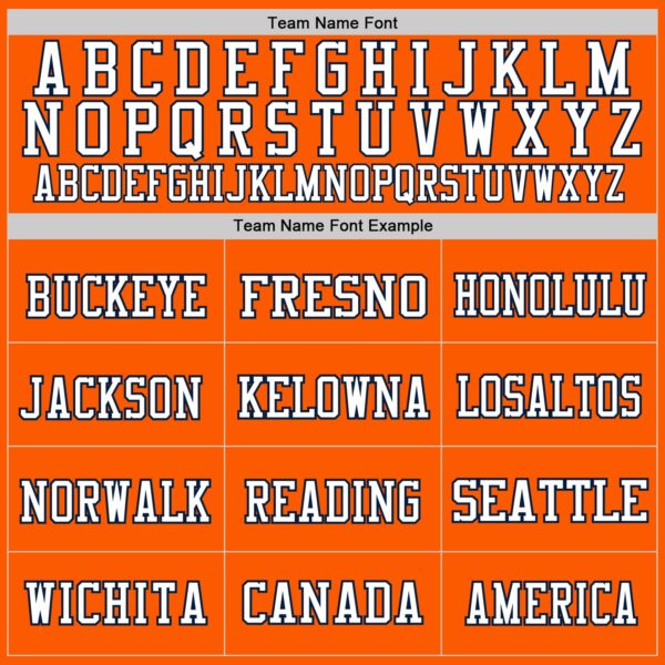 Custom Orange Navy-White Mesh Authentic Football Jersey