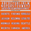 Custom Orange Royal-White Mesh Authentic Football Jersey