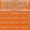 Orange0250-2 Custom Orange Green-White Mesh Authentic Football Jersey