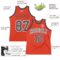 Custom Orange Steel Gray-Black Authentic Throwback Basketball Jersey