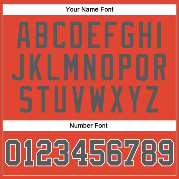 Custom Orange Steel Gray-Black Authentic Throwback Basketball Jersey