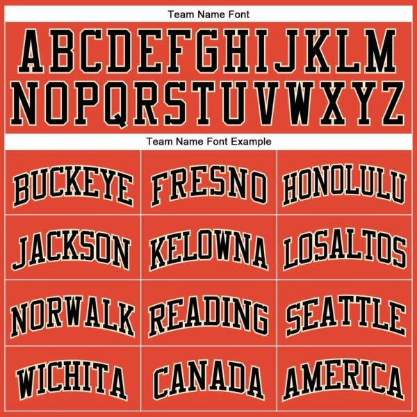 Custom Orange Black Pinstripe Black-Cream Authentic Basketball Jersey