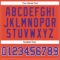 Custom Orange White Pinstripe Purple Authentic Basketball Jersey