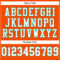 Orange0357-3 Custom Orange White-Aqua Mesh Authentic Football Jersey