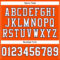 Custom Orange White-Navy Mesh Authentic Football Jersey