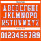 Custom Orange White-Purple Mesh Authentic Football Jersey