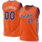 Custom Orange Royal-White Authentic Throwback Basketball Jersey