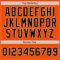 Custom Orange Black-Cream Authentic Throwback Basketball Jersey