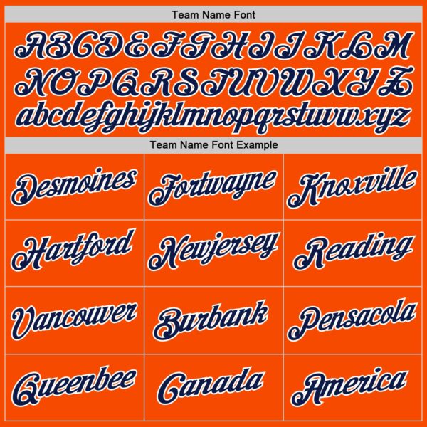 Custom Orange Navy-White Authentic Throwback Basketball Jersey