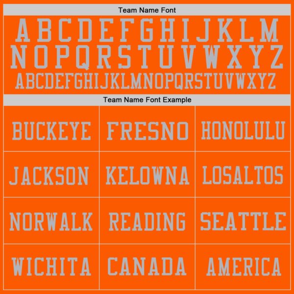 Custom Orange Purple-Gray Mesh Authentic Throwback Football Jersey