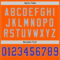 Orange0479-3 Custom Orange Purple-Gray Mesh Authentic Throwback Football Jersey