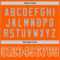 Orange0480-3 Custom Orange White-Gray Mesh Authentic Throwback Football Jersey