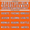 Custom Orange Royal-White Mesh Authentic Throwback Football Jersey