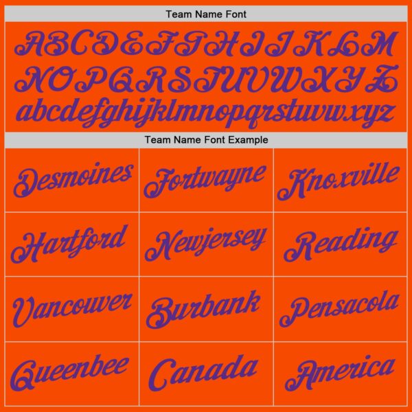 Custom Orange Purple Authentic Throwback Basketball Jersey