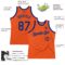 Custom Orange Royal Authentic Throwback Basketball Jersey