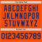 Custom Orange Royal Authentic Throwback Basketball Jersey