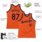 Custom Orange Navy Authentic Throwback Basketball Jersey