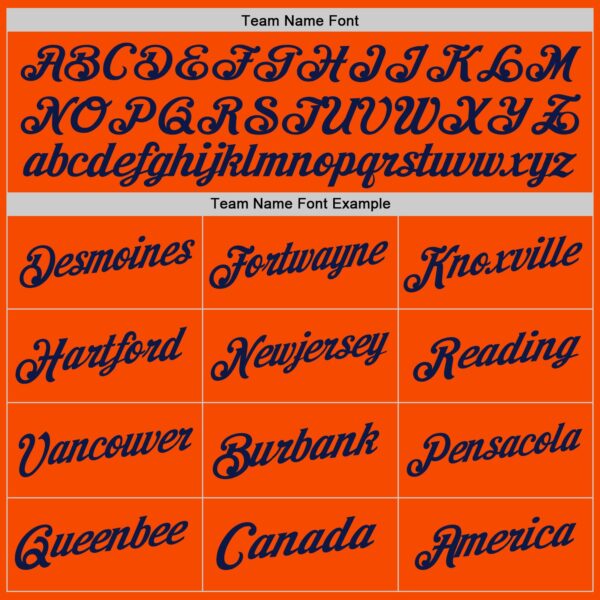 Custom Orange Navy Authentic Throwback Basketball Jersey