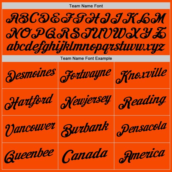 Custom Orange Black Authentic Throwback Basketball Jersey