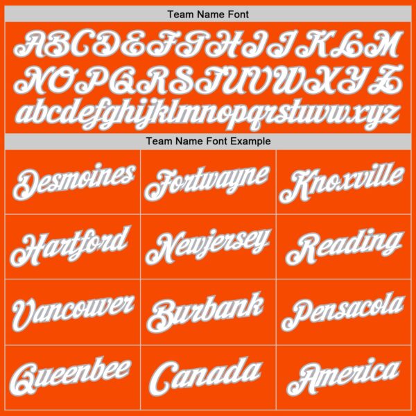 Custom Orange White-Gray Authentic Throwback Basketball Jersey