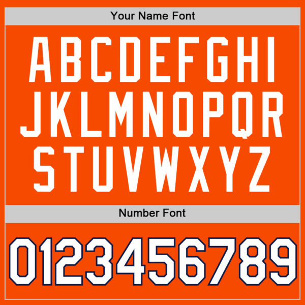 Custom Orange White-Navy Authentic Throwback Basketball Jersey