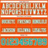 Custom Orange Aqua-White Authentic Football Jersey