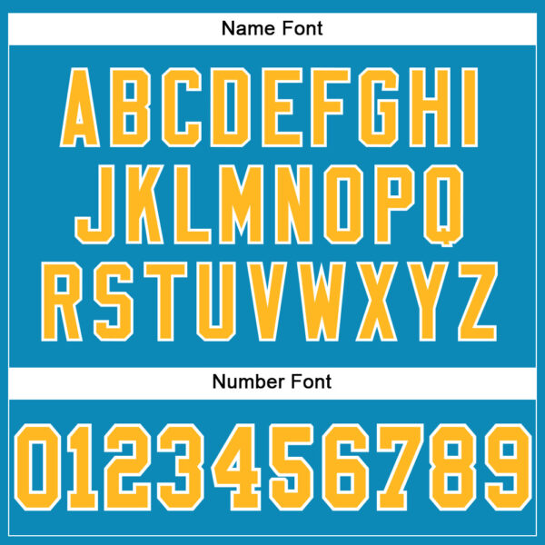 Custom Panther Blue Gold-White Mesh Authentic Football Jersey