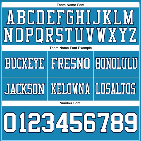 Custom Panther Blue White-Navy Authentic Football Jersey