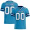 PantherBlue0069 Custom Panther Blue White-Navy Authentic Football Jersey