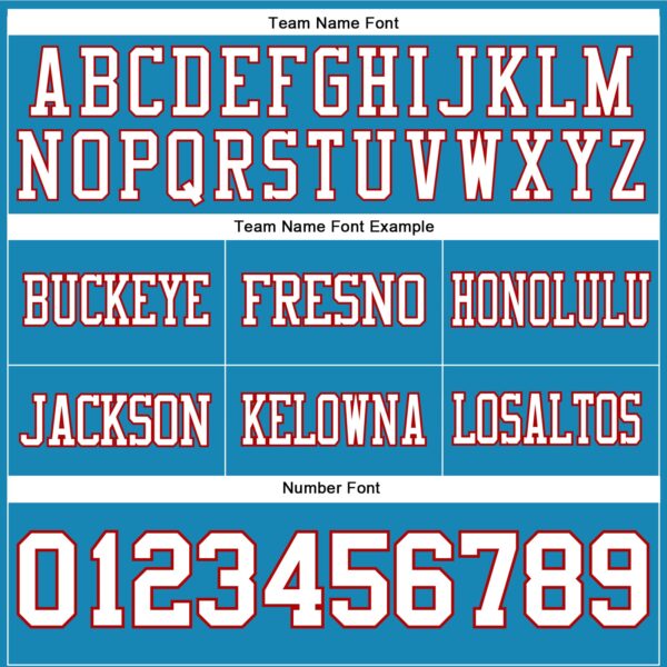 Custom Panther Blue White-Red Authentic Football Jersey