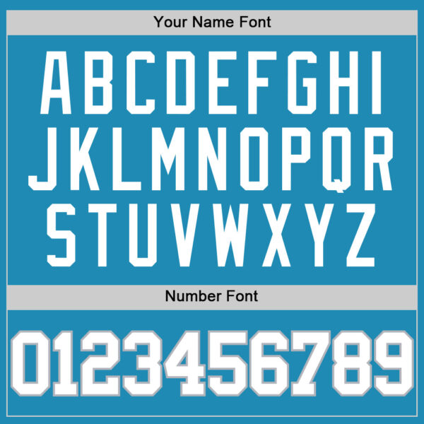 Custom Panther Blue White-Gray Authentic Basketball Jersey