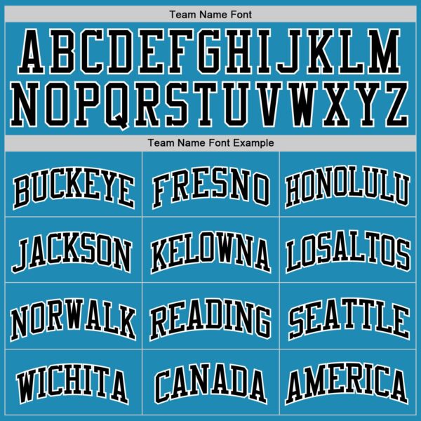 Custom Panther Blue Black-White Authentic Basketball Jersey