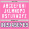 Pink0087-3 Custom Pink White-Light Blue Mesh Authentic Football Jersey