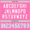 Custom Pink White-Purple Mesh Authentic Football Jersey