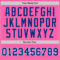Custom Pink Royal-White Authentic Throwback Basketball Jersey