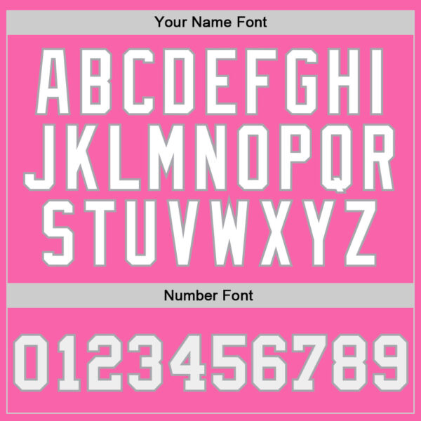 Custom Pink White-Gray Authentic Throwback Basketball Jersey