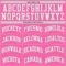 Custom Pink White-Gray Authentic Throwback Basketball Jersey