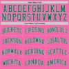 Custom Pink Kelly Green-White Authentic Throwback Basketball Jersey
