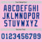 Custom Light Pink Royal-White Authentic Throwback Basketball Jersey