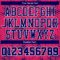 Custom Pink Royal-White Round Neck Sublimation Basketball Suit Jersey