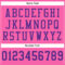 Custom Pink Purple Mesh Authentic Football Jersey