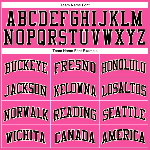 Custom Pink Black-Cream Authentic Throwback Basketball Jersey