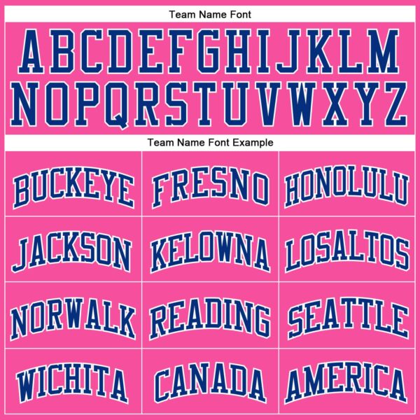 Custom Pink White Pinstripe Royal-White Authentic Basketball Jersey