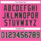 Custom Pink White Pinstripe Green-White Authentic Basketball Jersey