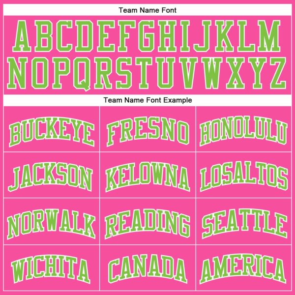 Custom Pink White Pinstripe Neon Green-White Authentic Basketball Jersey