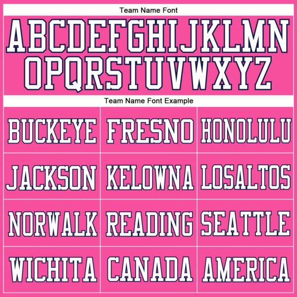 Custom Pink White-Navy Mesh Authentic Football Jersey